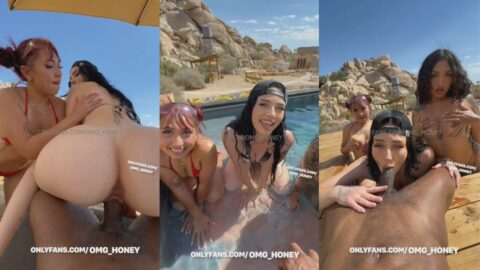 Auhneesh Nicole Pool Foursome Porn Video Leaked